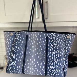 Parker & Hyde Tote/Diaper Bag/Swim bag blue fawn